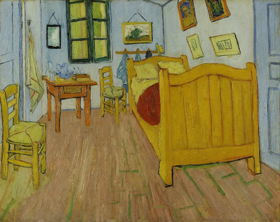 Bedroom in Arles by Vincent van Gogh, 1888