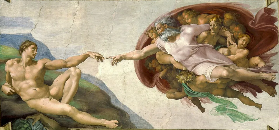 The Creation of Adam by Michelangelo, 1511