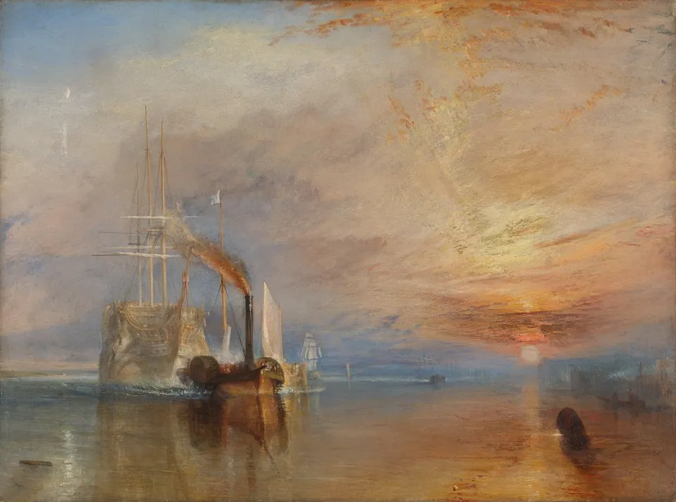The Fighting Temeraire by J. M. W. Turner, 1839