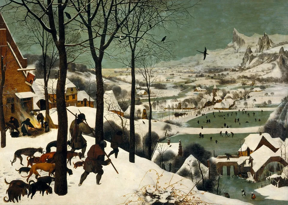 The Hunters in the Snow by Pieter Brueghel the Elder, 1565