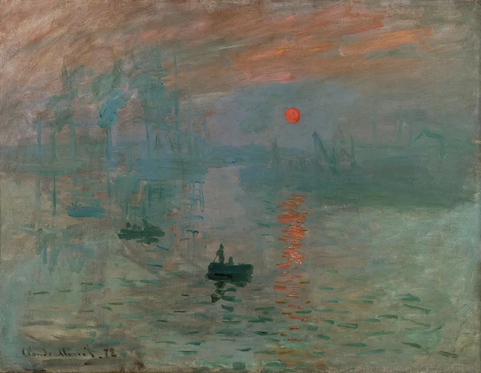 Impression, Sunrise by Claude Monet, 1872