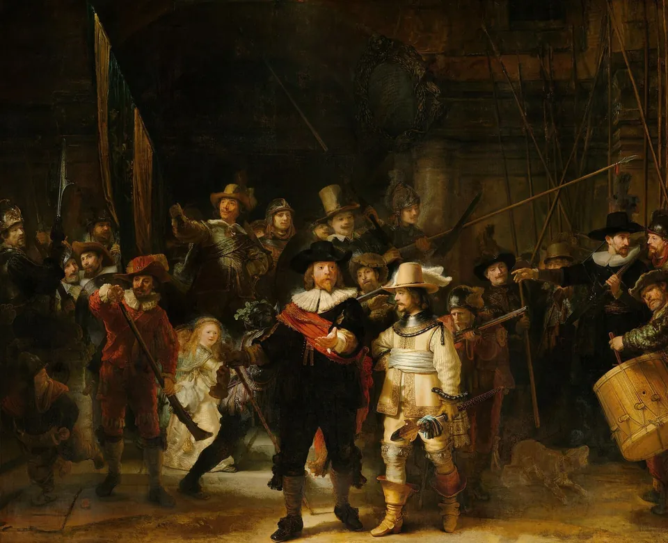 The Night Watch by Rembrandt, 1642