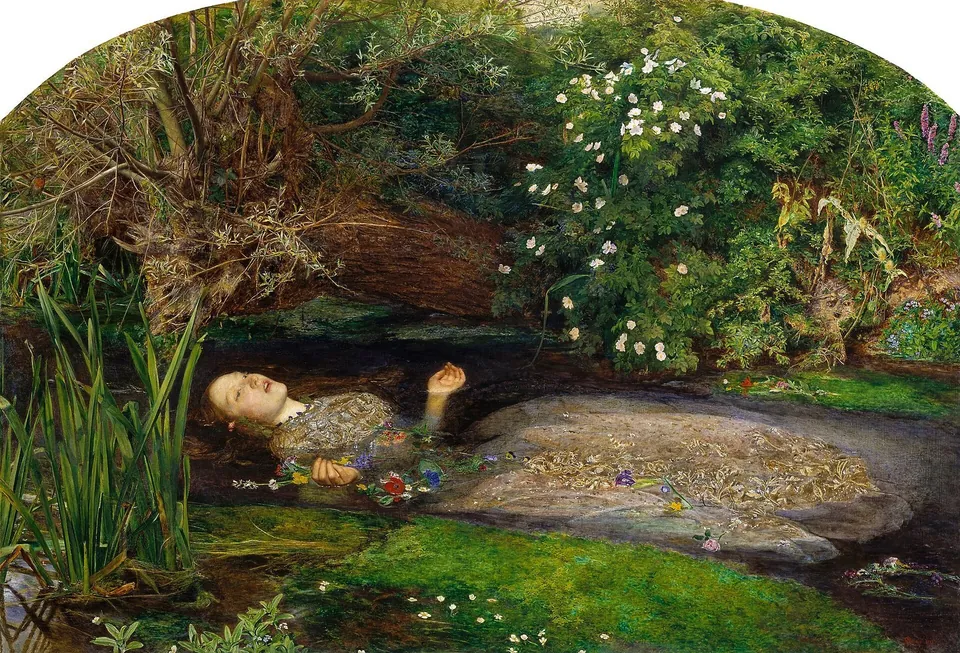 Ophelia by John Everett Millais, 1851