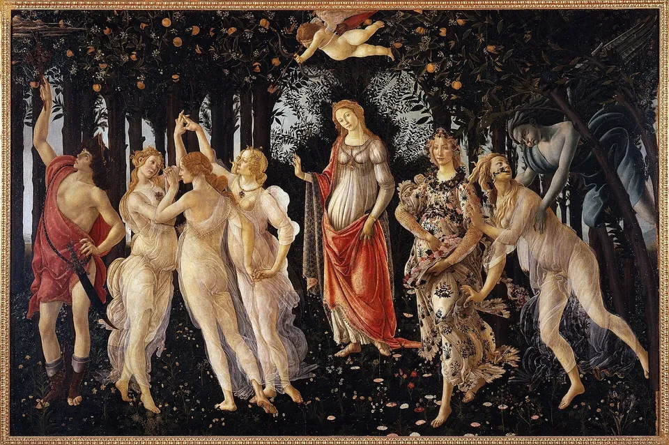 Primavera by Sandro Botticelli, 1480