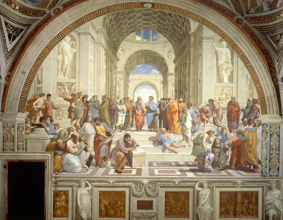 The School of Athens by Raphael, 1512