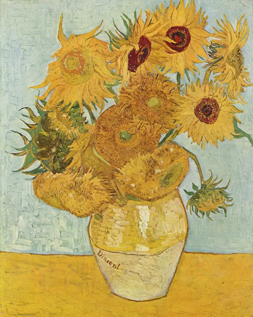 Sunflowers by Vincent van Gogh, 1888