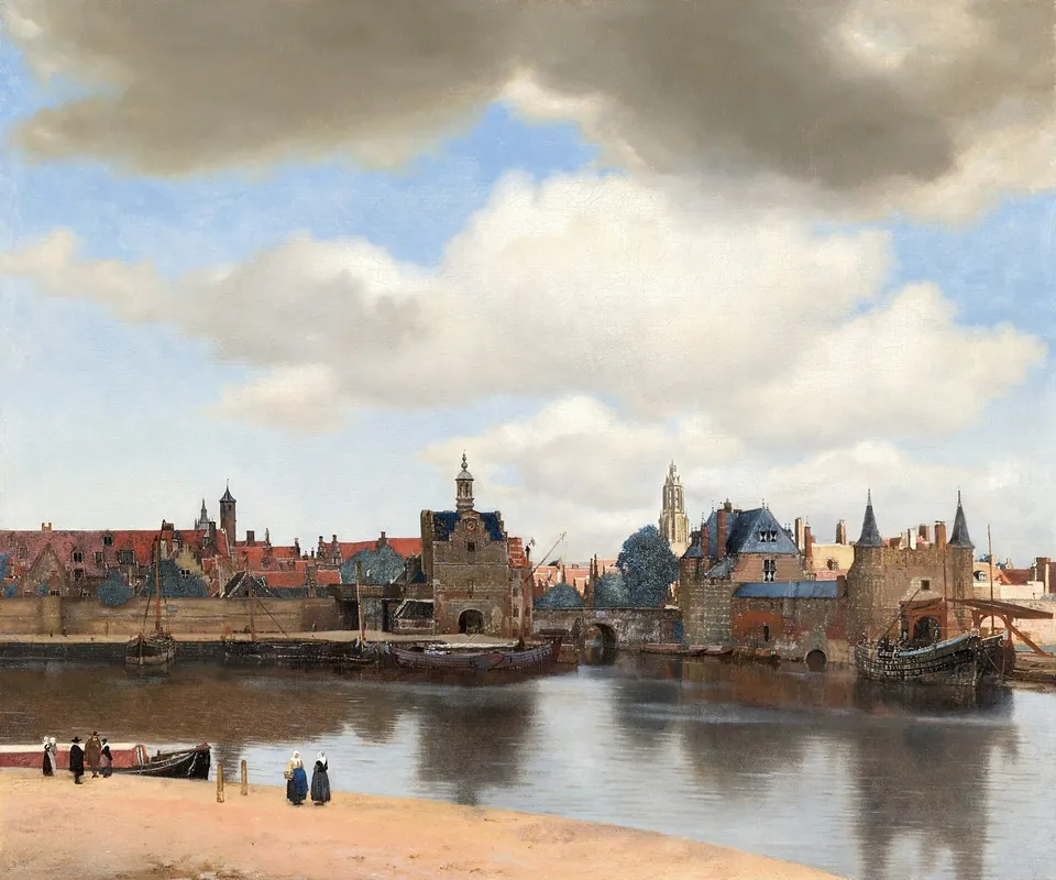 View of Delft by Johannes Vermeer, 1661