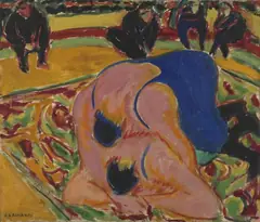 Wrestlers in a Circus